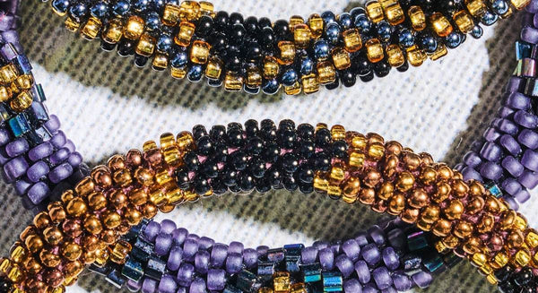 Himalaya Glass Bead Bracelets