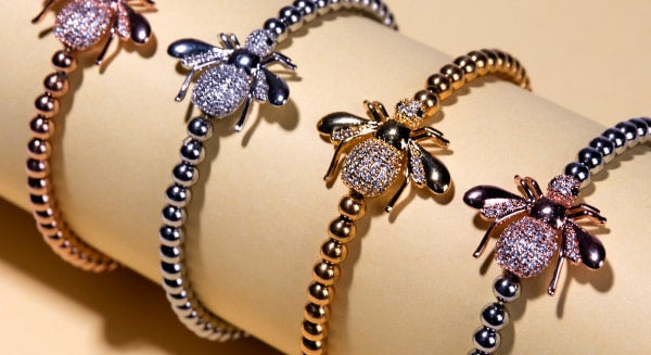 Crystal Queen Bee Bracelet Collection
