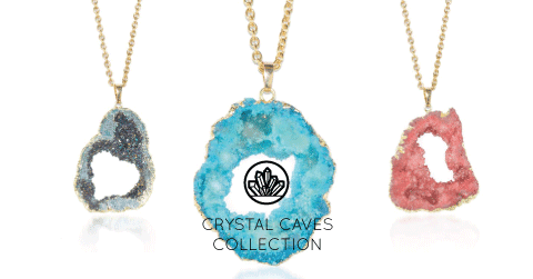 Crystal Caves Druzy Necklaces