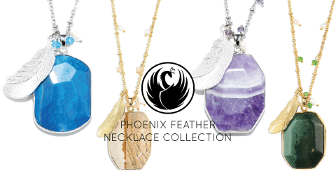 Phoenix Feather Necklace Collection