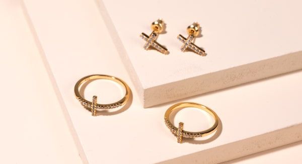 .925 Sterling Silver Vermeil Rings & Earrings