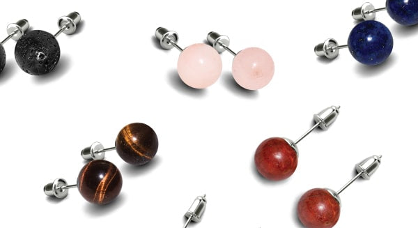 .925 Stone Earrings