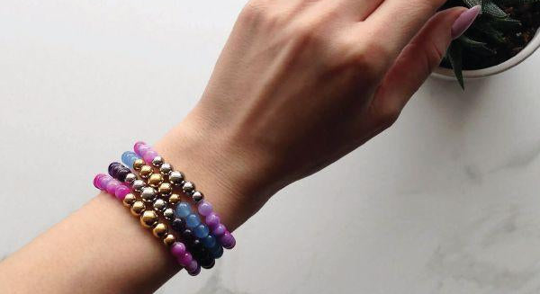 Stone Charm Bracelets