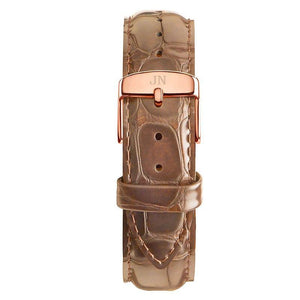 Bathurst - Rose Gold Timepiece with Brown Leather