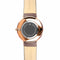 Ossington - Designer Watch Timepiece in Rose Gold with Genuine Brown Leather and Baton Style Face - Engravable Back