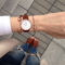 Bathurst - Rose Gold Timepiece with Brown Leather