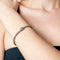 May | Emerald Birthstone | Silver | Crystal Heart Bracelet