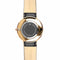Kipling - Designer Watch Timepiece in Gold with Genuine Black Leather and Baton Style Face - Engravable Back