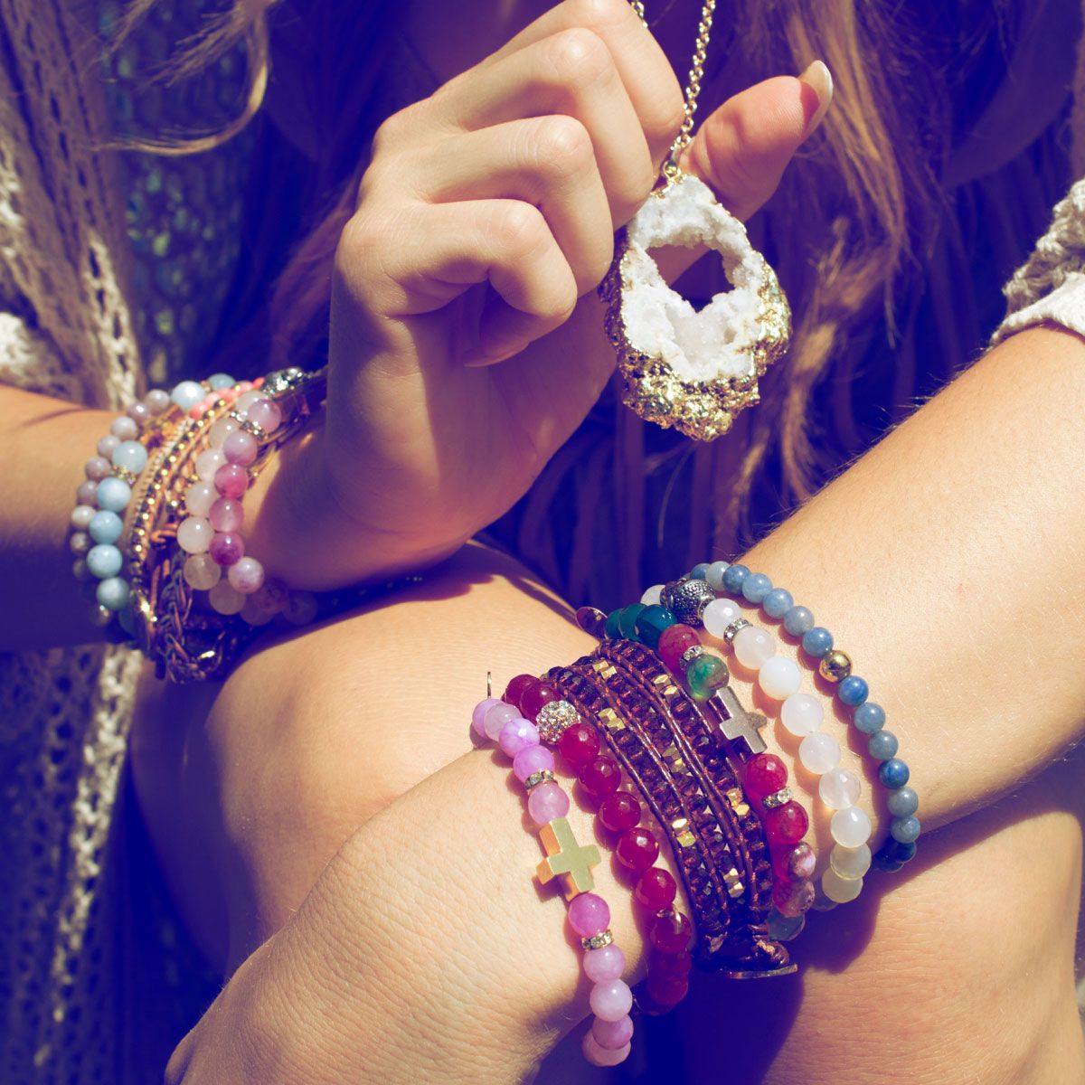 White as Winter Crystal Druzy Necklace