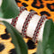 Red Fox Links | Mini Kismet Bracelet | Burgundy x Silver