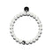 Krakatoa | Gunmetal | White Lava Rock Diffuser Bracelet