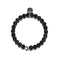 Vulcan | Black Lava Rock Diffuser | Silver | Expression Bracelet