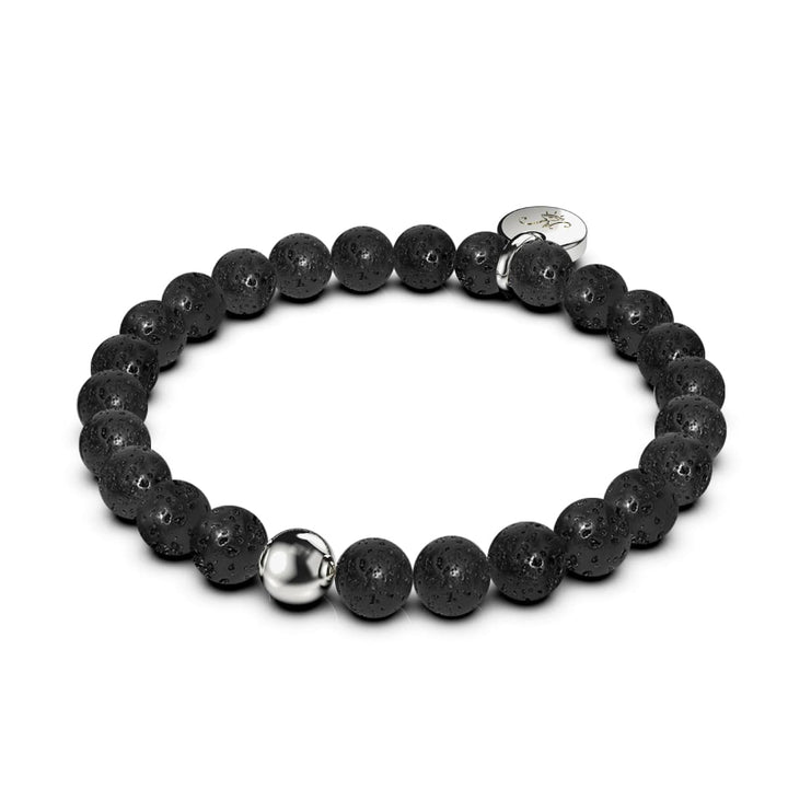 Vulcan | Lava Rock | Silver | Expression Bracelet