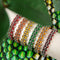 Red Panda Links | Mini Kismet Bracelet | Red x Silver