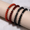 Carnelian | White Gold Vermeil | Focus Stone Macrame Bracelet