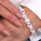 White | Rainbow White | Silver | Mermaid Glass Charmballa Bracelet
