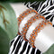 Orangutan Links | Mini Kismet Bracelet | Orange x Silver
