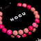 Fuchsia Oceanic Jasper | Gunmetal | Lava Rock Diffuser Bracelet