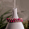 Fuchsia Oceanic Jasper | Gunmetal | Lava Rock Diffuser Bracelet