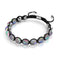 Black | Grey | Silver | Mermaid Glass Charmballa Bracelet | Mens