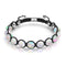 Black | Rainbow White | Silver | Mermaid Glass Charmballa Bracelet