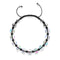 Black | Rainbow White | Silver | Mermaid Glass Charmballa Bracelet | Mens