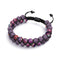 Purple Oceanic Jasper | Gunmetal | Lava Rock Diffuser Bracelet
