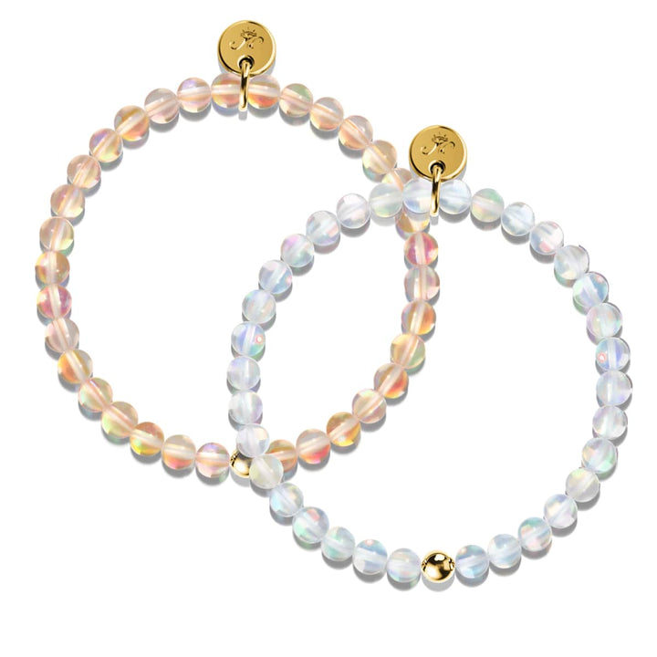 Rainbow Supernova and Champagne Supernova | Gold Vermeil Galaxy Glass Gift Set