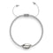Cowrie Shell White Macrame Bracelet | .925 Sterling Silver