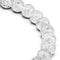 White | White Gold Vermeil | Glitter Glass Bead Bracelet