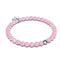 Rosé | .925 Sterling Silver | Glitter Glass Bead Bracelet