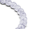 Blue | White Gold Vermeil | Glitter Glass Bead Bracelet