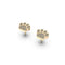 Paw | 18k Gold Vermeil | .925 Sterling Silver | Cubic Zirconia Crystal Pup Print Earrings