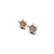 Tortuga | 18k Rose Gold Vermeil | .925 Sterling Silver | Cubic Zirconia Crystal Sea Turtle Earrings