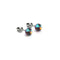 Milky Way | .925 Sterling Silver | Galaxy Glass Mini Stud Earrings
