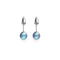 Blue Nebula | .925 Sterling Silver | Galaxy Glass Mini Stud Earrings