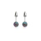 Grey | .925 Sterling Silver | Mermaid Glass Mini Stud Earrings