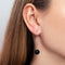 Black Line Agate | .925 Sterling Silver | Gemstone Chain Drop Threader Earrings