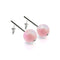 Pink | .925 Sterling Silver | Mermaid Glass Drop Earrings