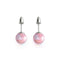 Pink Nebula | .925 Sterling Silver | Galaxy Glass Stud Earrings