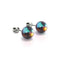 Milky Way | .925 Sterling Silver | Galaxy Glass Stud Earrings