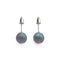 Grey | .925 Sterling Silver | Mermaid Glass Stud Earrings