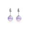 Lavender | .925 Sterling Silver | Mermaid Glass Stud Earrings