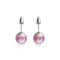 Ultraviolet | .925 Sterling Silver | Galaxy Glass Stud Earrings