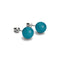 Aquamarine | .925 Sterling Silver | Stone Stud Earrings