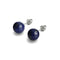 Lapis | .925 Sterling Silver | Stone Stud Earrings