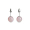 Rose Quartz | .925 Sterling Silver | Stone Stud Earrings