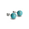 Turquoise | .925 Sterling Silver | Stone Stud Earrings