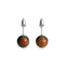 Red Picasso Jasper | .925 Sterling Silver | Stone Stud Earrings