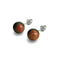 Red Picasso Jasper | .925 Sterling Silver | Stone Stud Earrings